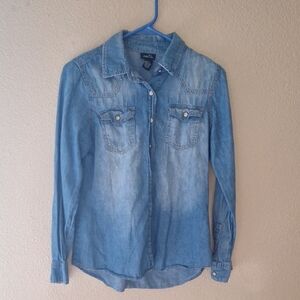 Denim Long Sleeve Shirt
